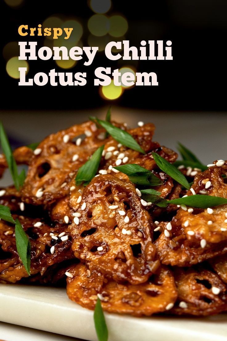 Honey Chilli Lotus Stem