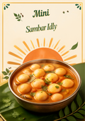 Idly - Sambar